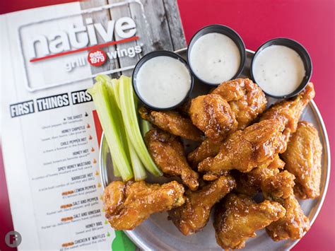 Native wings - 1. The Salty Dog Bar & Grill. 4.3 (314 reviews) Chicken Wings. Sports Bars. Burgers. $$Council Bluffs. “I make some pretty mean fried Korean chicken wings and smoked …